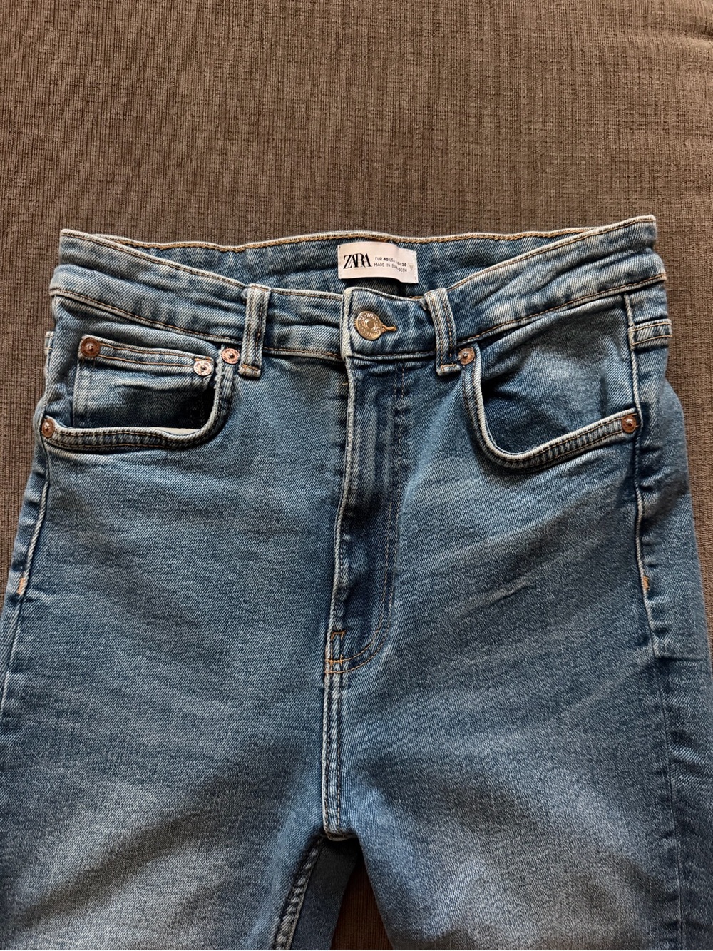 Zara High-Rise Medium Blue Women’s Skinny Jeans